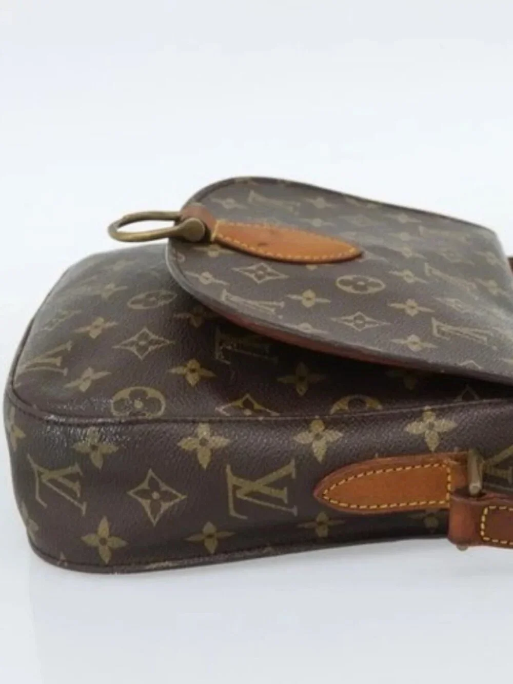 LOUIS VUITTON Monogram Saint Cloud GM Shoulder Bag M51242 LV Auth 165485